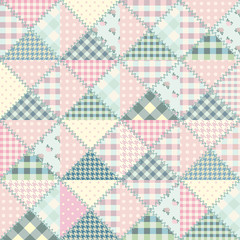 Poster - Imitation of a patchwork