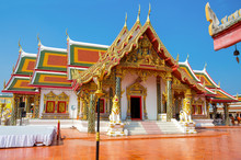 SAKON NAKHON, THAILAND, FEBRUARY 13, 2017 - Phra That Choeng Chum Temple Sakon Nakhon, Thailand