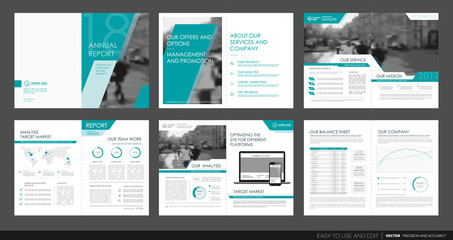 Canvas Print - Design annual report,vector template brochures
