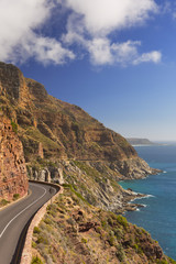 Wall Mural - Chapman's Peak Drive near Cape Town in South Africa