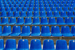 © ProstoSvet - Dark blue rows of seats on the stadium