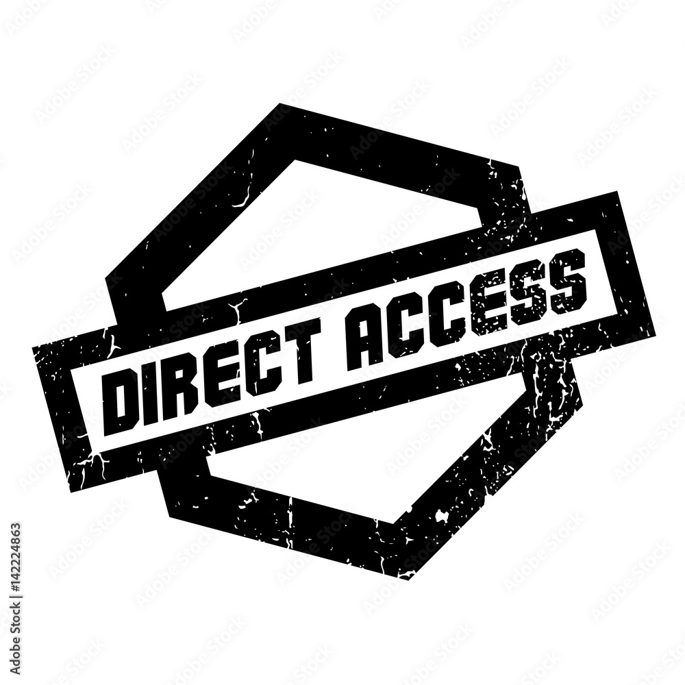 Vector de Stock Direct Access rubber stamp. Grunge design with dust ...