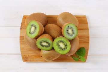 Wall Mural - pile of ripe kiwis