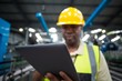 © WavebreakMediaMicro - Factory worker using digital tablet in the factory