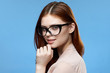 © SHOTPRIME STUDIO - side view, woman in glasses with black rim