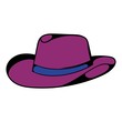 Cowboy hat icon, icon cartoon