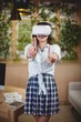 © WavebreakMediaMicro - Female business executive using virtual reality headset