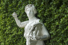 Roman Statues In The Garden