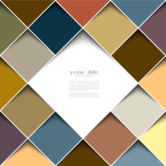 Wall Mural - Square color background