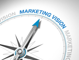 Canvas Print - Marketing Vision / Compass