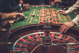 Fototapeta Na sufit - Gambling table in luxury casino