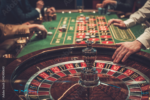 Fotografía Gambling table in luxury casino