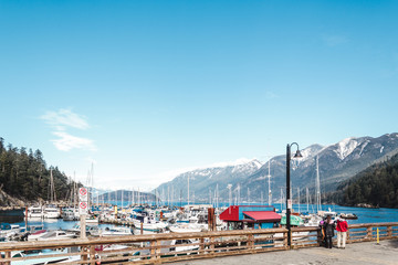 Canvas Print - Horseshoe Bay in West Vancouver, BC, Canada