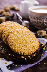 Poster - Cookie with sesame seeds.