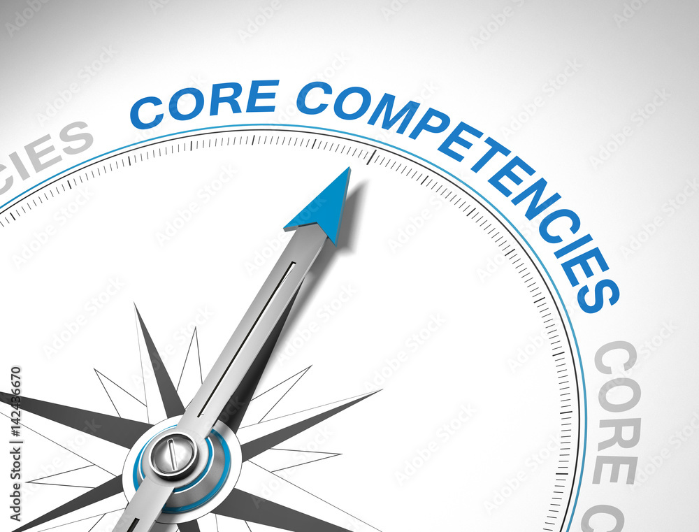 core competencies / Compass Stock Illustration | Adobe Stock