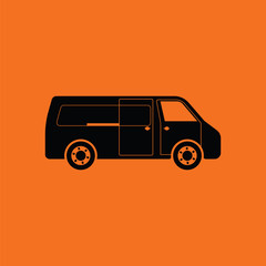 Poster - Commercial van icon