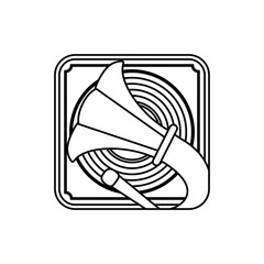 Sticker - Vintage gramophone music device icon vector illustration graphic design