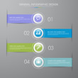 © Aoodstocker12 - Infographic Elements with business icon on full color background  process or steps and options workflow diagrams,vector design element eps10 illustration