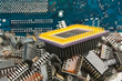 © arbalest - pile old electronic chip