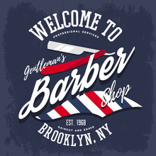 Branding Sign Or Insignia For Barber Shop