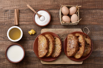 Sticker - torrijas, typical spanish dessert for Lent and Easter