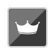App Button schwarz reflektierend - Krone König
