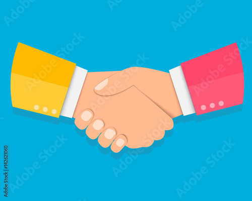 Fotografía Shake hands, agreement, partnership concepts
