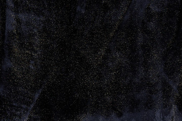 Wall Mural - Black velvet, golden sand