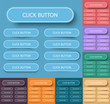 © olegphotor - Design of rectangular buttons with rounded corners and stroke,