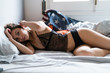 © Kike Arnaiz/ADDICTIVE STOCK - Young pretty girl on the bed