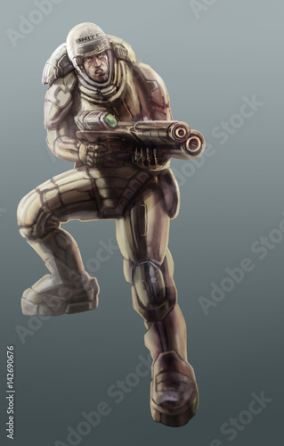 Commando In Armor Suit With A Large Rifle Fighting Science Fiction Illustration Special Forces Original Character The Soldier Of The Future Freehand Digital Drawing Stock Illustration Adobe Stock Commando In Armor Suit With A Large Rifle Fighting Science Fiction Illustration Special Forces Original Character The Soldier Of The Future Freehand Digital Drawing Stock Illustration Adobe Stock