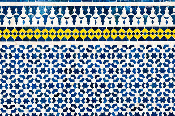 Wall Mural - moroccan vintage tile background