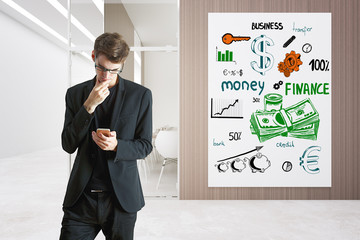 Canvas Print - Money concept