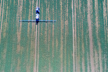 Poster - Aerial view of the tractor