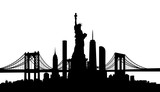 Fototapeta Paryż - New York City skyline vector