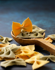 Wall Mural -  italian pasta farfalle