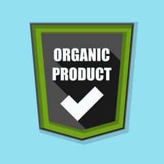 Organic Product shield sign