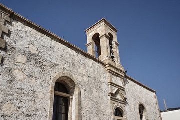 Poster - Orthodox monastery on the island of Crete.