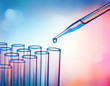 © Romolo Tavani - Pipette Dropping A Sample Into A Test Tube - Closeup