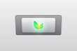 eco green icon,button,modern,vector