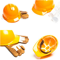 Wall Mural - Construction helmet