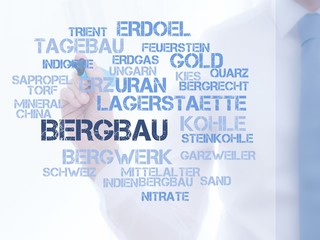 Canvas Print - Bergbau