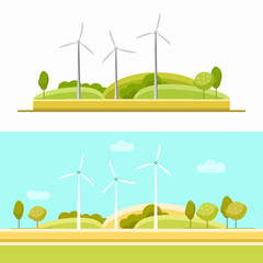 wind turbine set