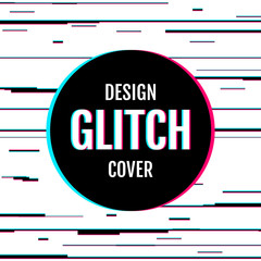 Wall Mural - abstract background with glitch effect. use for covers, placards, print, web. vector illustration.