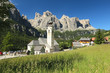 Alpine church in the Dolomites, South Tyrol