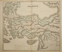 Asia Minor. Ancient Map Of The World . Published By George Philip And Son At London 1857 And  Are Not Subject To Copyright.