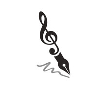 Song Writer Musician Logo