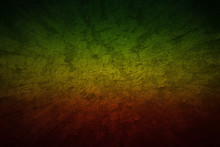 Red, Yellow, Green Color Reggae Style. Grunge Motion Speed Background Blank For Design