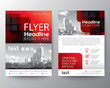 © kraphix - Red Brochure cover Flyer Poster design template