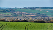 Scenic View Of The Rolling Oxfordshire Countryside